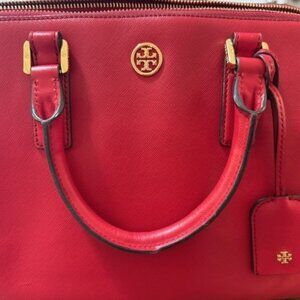 RED TORY BURCH Shoulder Bag: Excellent Pre-Owned Condition